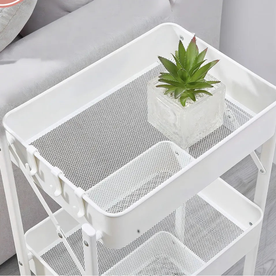 Organizador Carro Plegable Multiuso De 3 Niveles