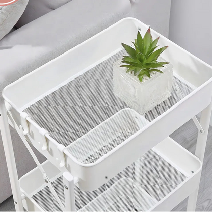 Organizador Carro Plegable Multiuso De 3 Niveles