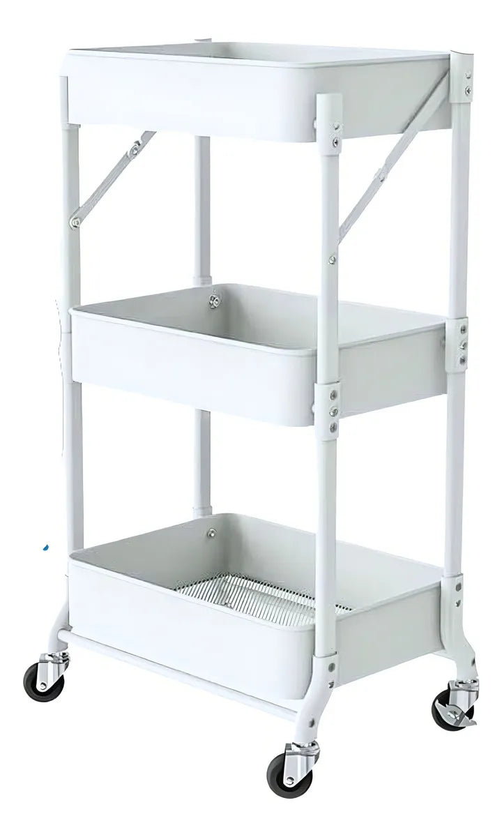 Organizador Carro Plegable Multiuso De 3 Niveles