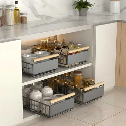 Organizador De Cocina Repisa Extraible Bandeja Desplegable