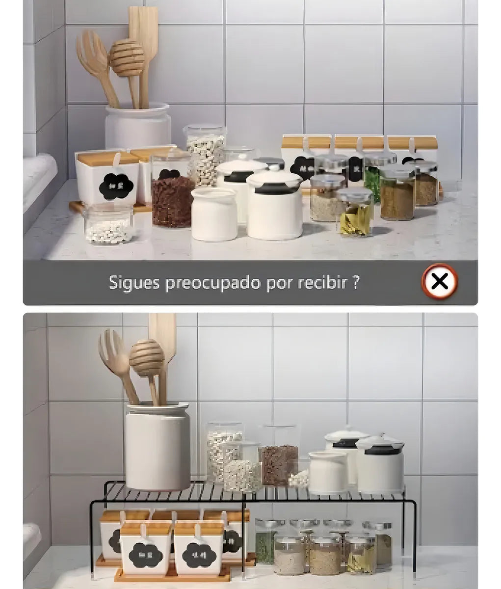 Repisa Organizadora De Hierro Extensible