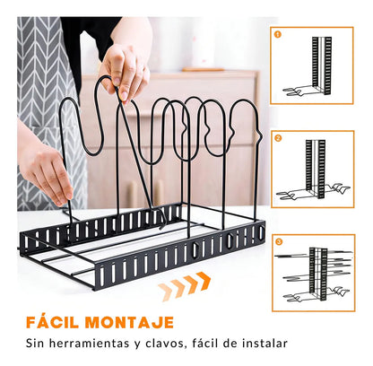 Organizador De Sartenes Y Ollas, 8 Niveles