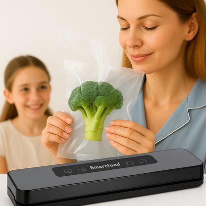 Pack SmartFood Inicio Pro – Selladora al Vacío + Rollo de Bolsas (Regalo)