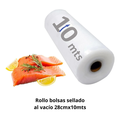 Pack SmartFood Inicio Pro – Selladora al Vacío + Rollo de Bolsas (Regalo)