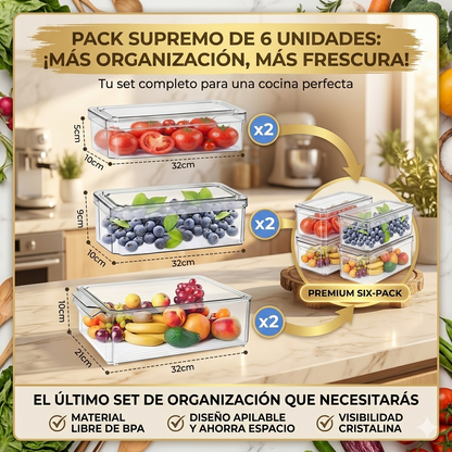 FreshBox | Ordena tu refri. Conserva mejor. | Pack x6